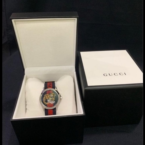 Authentic Gucci L'avegue Par Amor Tiger Watch - Picture 2 of 12